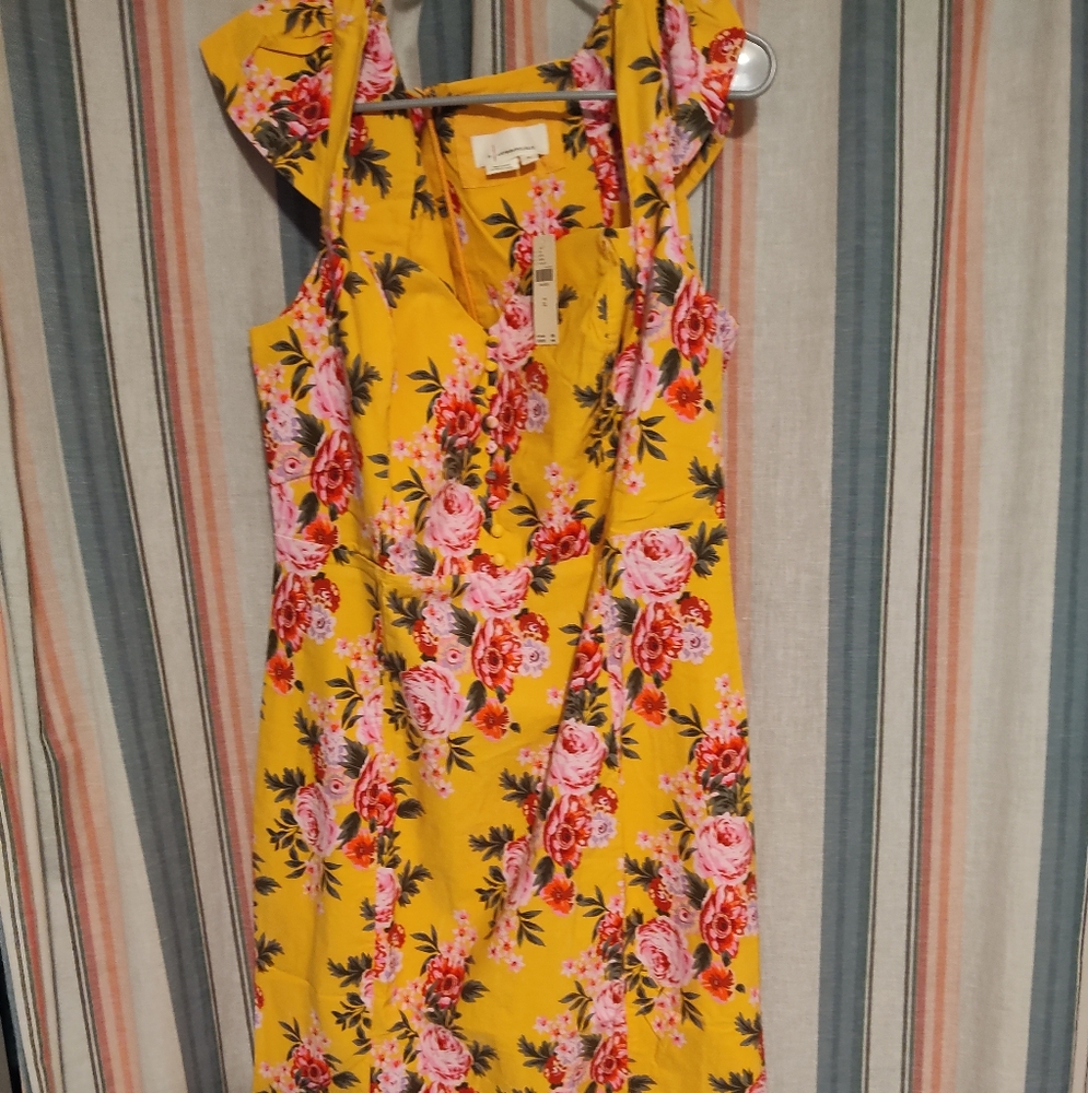 Floral Yellow Dress